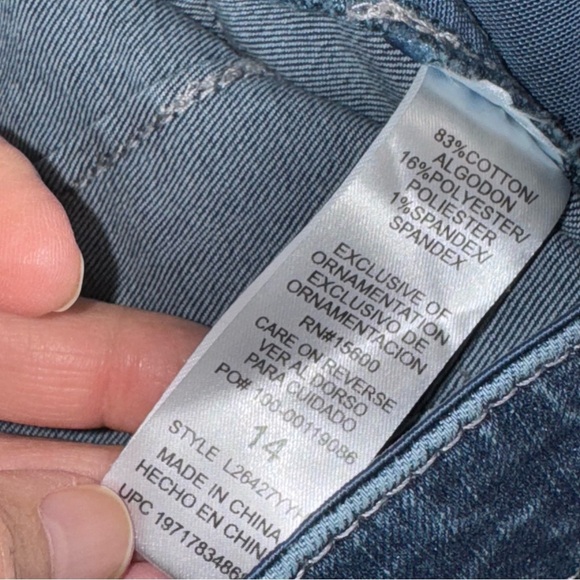 Wit & Wisdom Ab’Solution Skyrise Wide Leg Utility Jean Size 14 - Picture 10 of 17